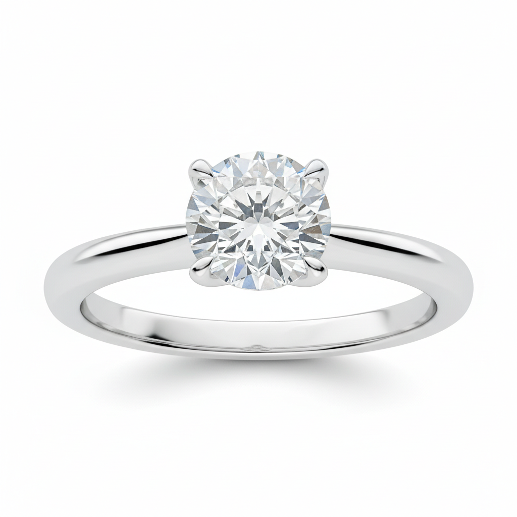 Ring with small zirconia stones