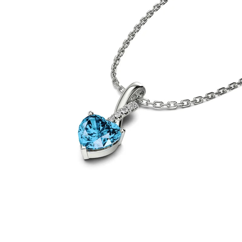 Twist Heart Cut Sterling Silver Personalized Necklace
