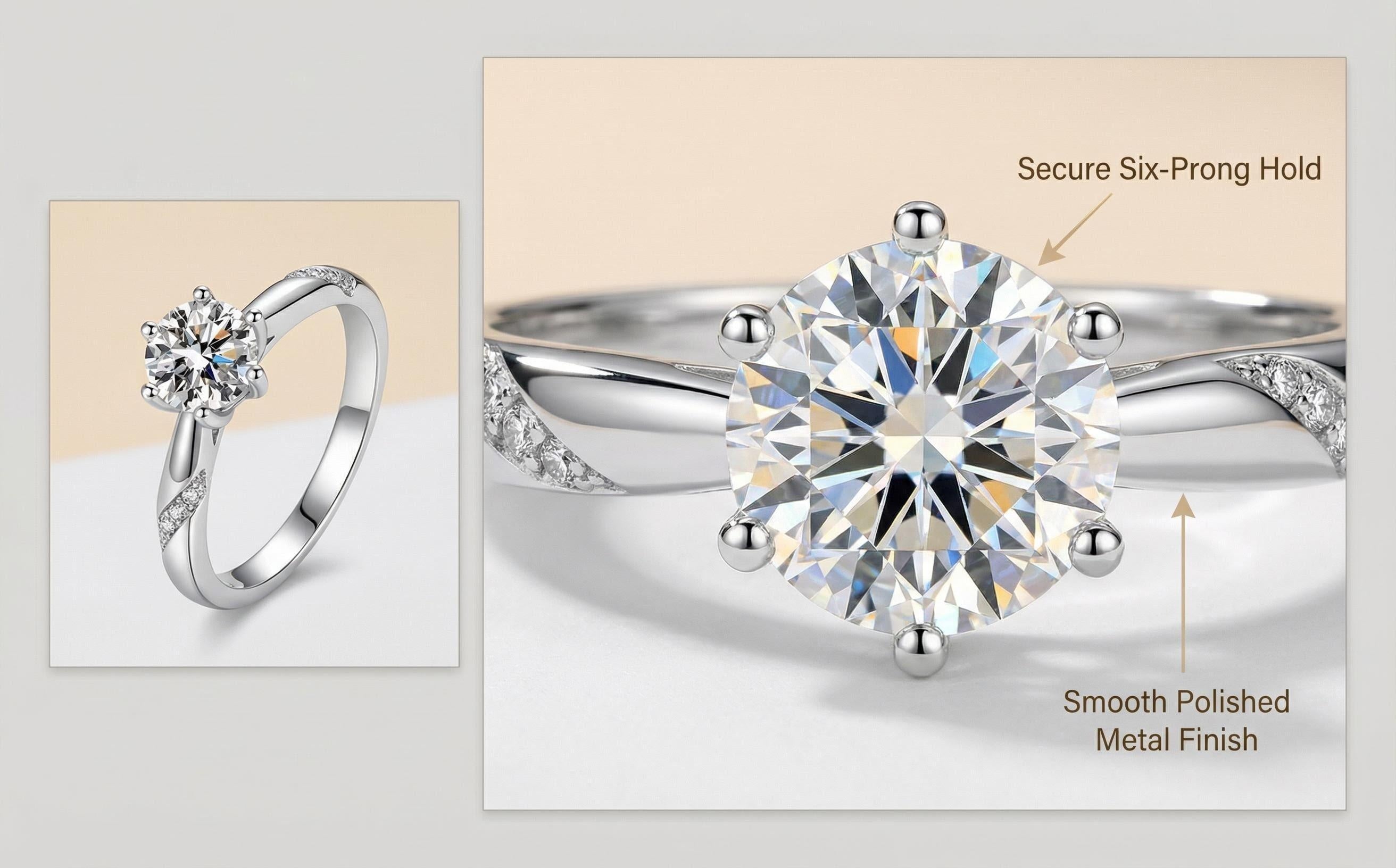 Timeless Six-Prong Diamond Ring